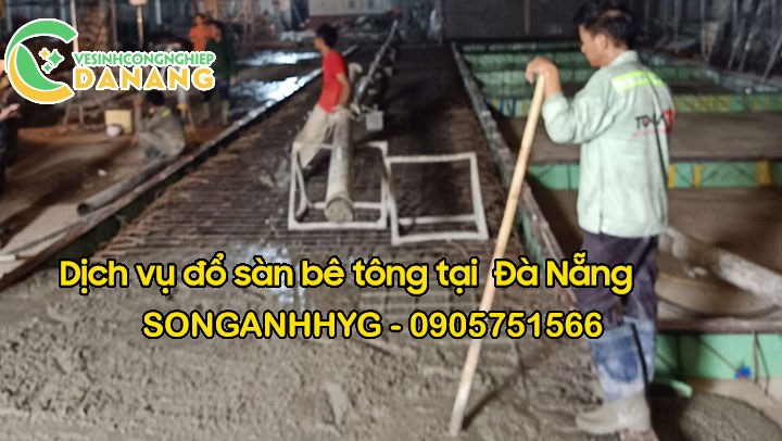 Dịch vụ đổ bê tông sàn tại Đà Nẵng