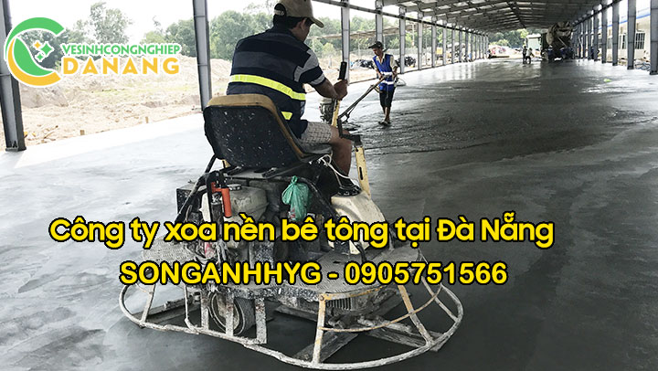 Xoa nền đánh mặt bê tông tại Đà Nẵng