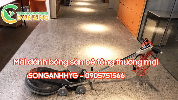 Dịch vụ mài sàn bê tông thương mại tại Đà Nẵng